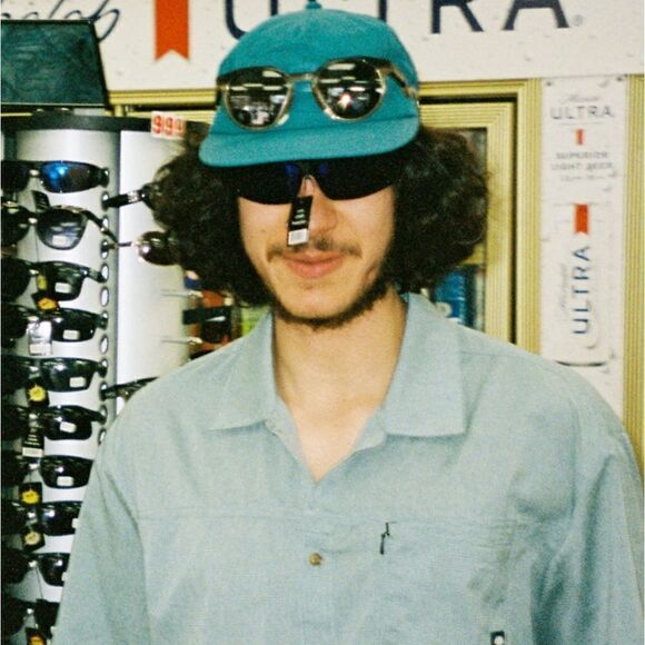 686 Trek Hat Five Panel Adjustable Hiking Running Hat Deep Lake Pine Blue New - Picture 7 of 8